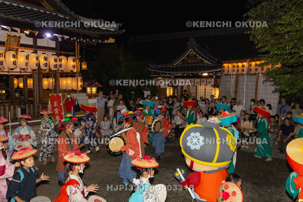 滋賀県 伊砂砂神社 燈明祭 渋川の花踊り