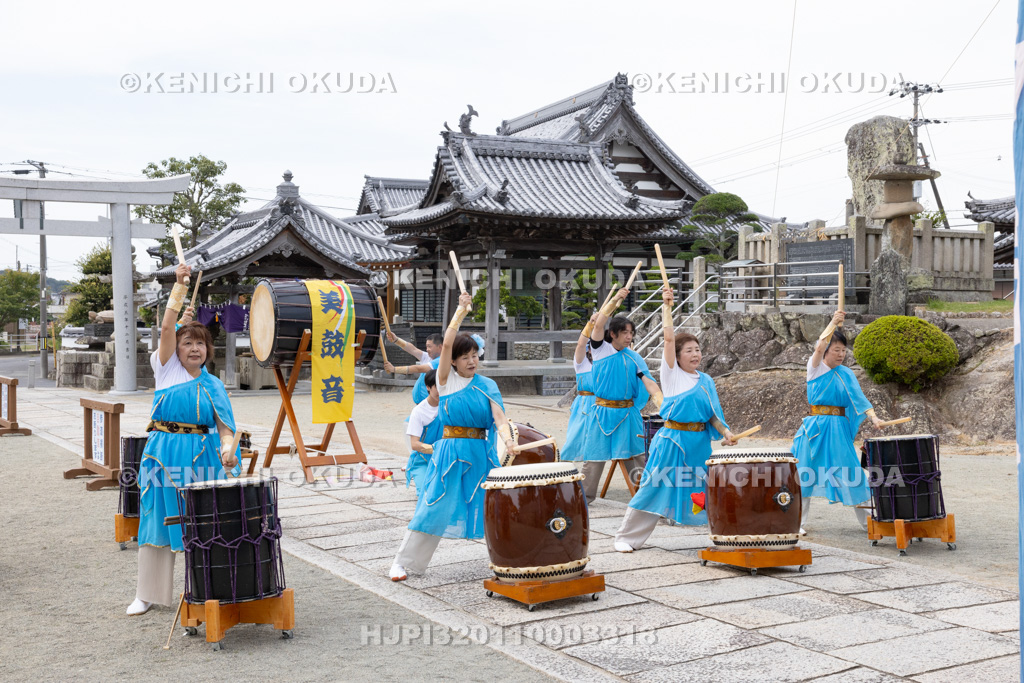 兵庫県　亀岡八幡神社　秋季大祭　美鼓音　和太鼓奉納