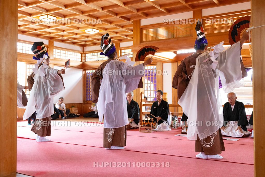 兵庫県　亀岡八幡神社　秋季大祭　阿万の風流大踊小踊