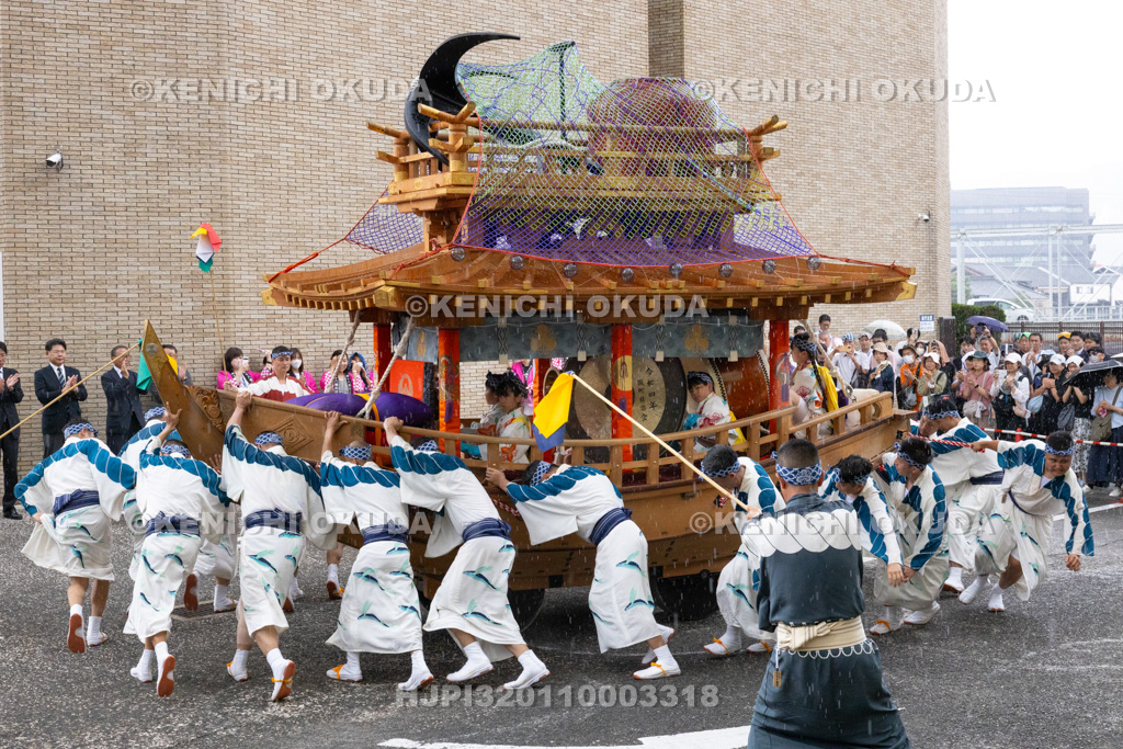長崎県 長崎くんち 庭先回り 大漁万祝恵美須船(賑町)