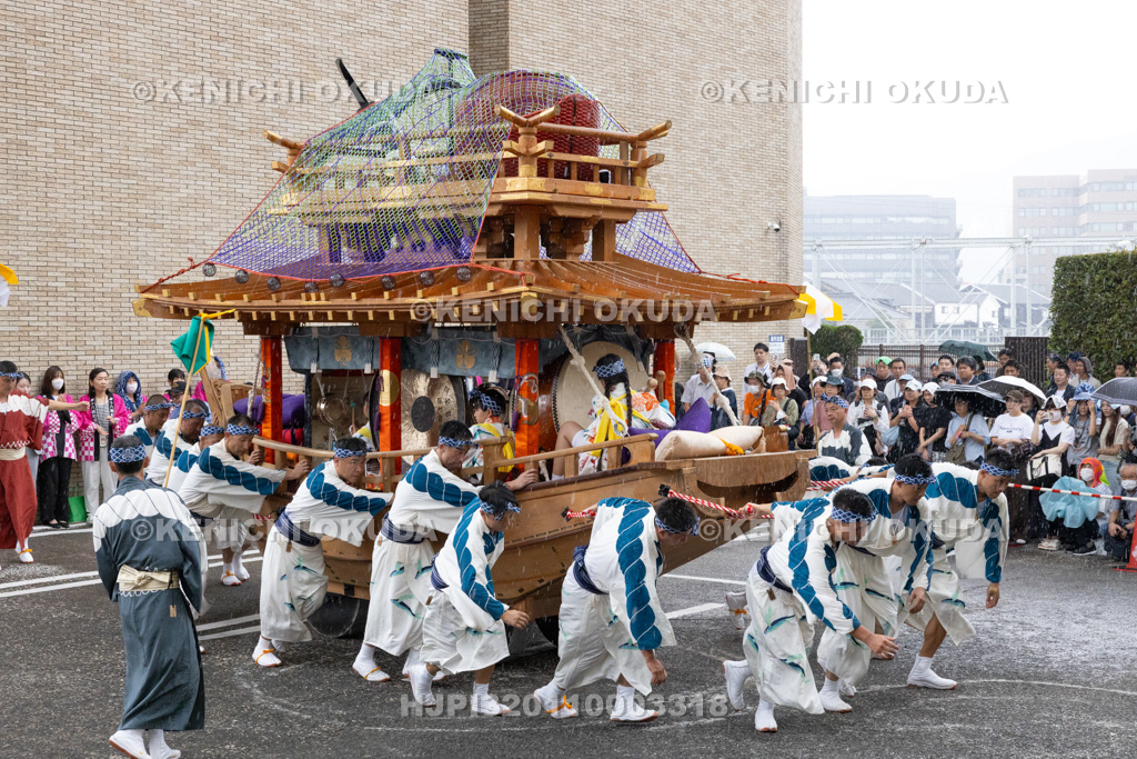 長崎県 長崎くんち 庭先回り 大漁万祝恵美須船(賑町)