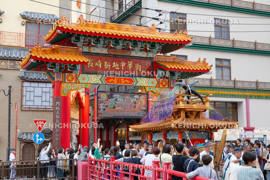 長崎県 長崎くんち 庭先回り 大漁万祝恵美須船(賑町)
