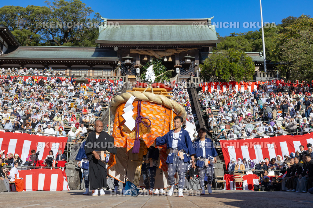長崎県 長崎くんち 傘鉾(榎津町)