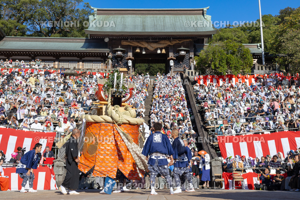 長崎県 長崎くんち 傘鉾(榎津町)