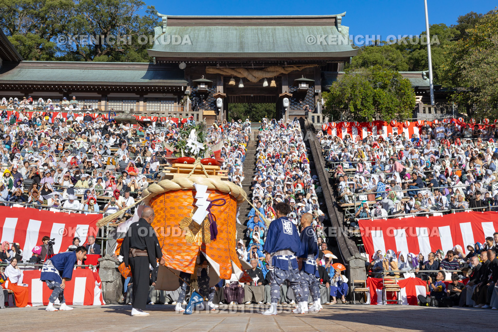 長崎県 長崎くんち 傘鉾(榎津町)
