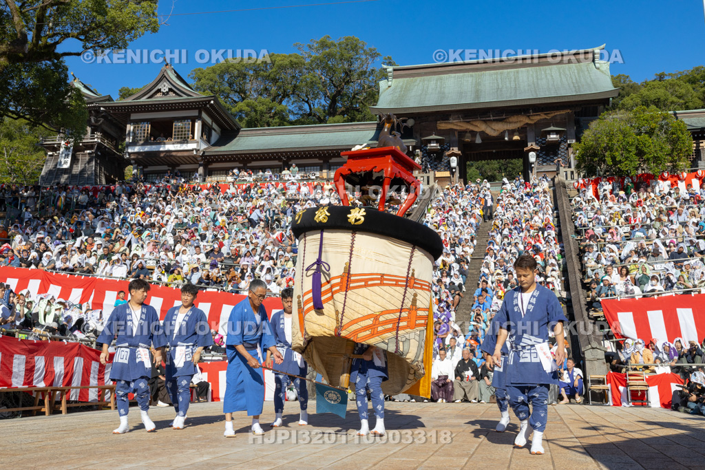 長崎県 長崎くんち 傘鉾(新橋町)