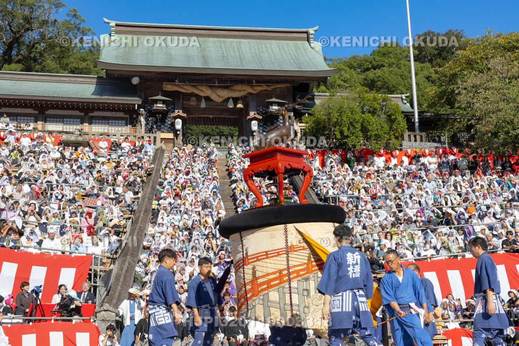 長崎県 長崎くんち 傘鉾(新橋町)