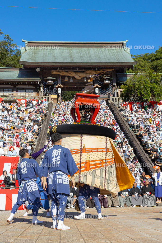 長崎県 長崎くんち 傘鉾(新橋町)