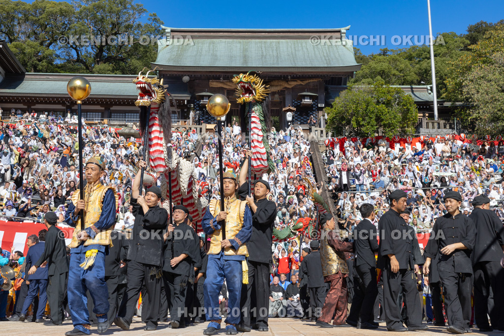 長崎県 長崎くんち 龍踊(諏訪町)