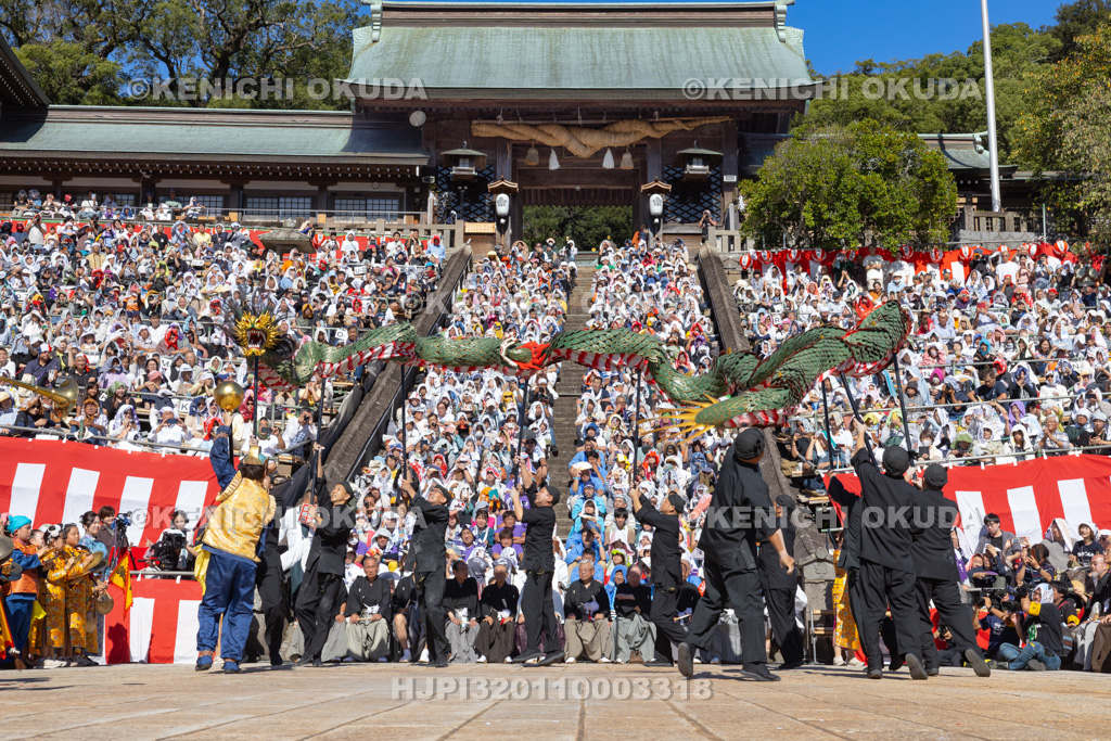 長崎県 長崎くんち 龍踊(諏訪町)