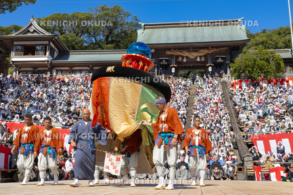 長崎県 長崎くんち 傘鉾(賑町)