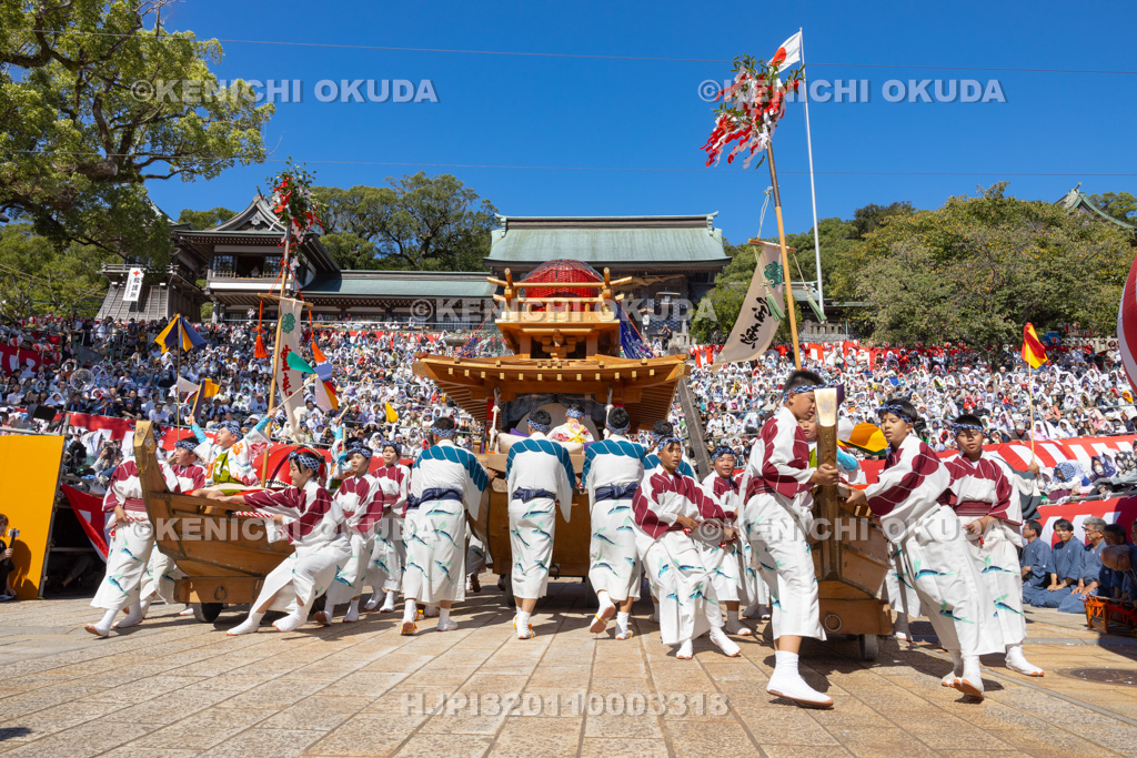 長崎県 長崎くんち 大漁万祝恵美須船(賑町)