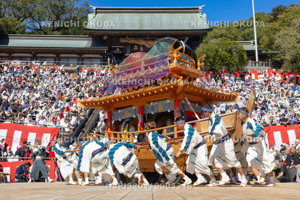 長崎県　長崎くんち　大漁万祝恵美須船（賑町）