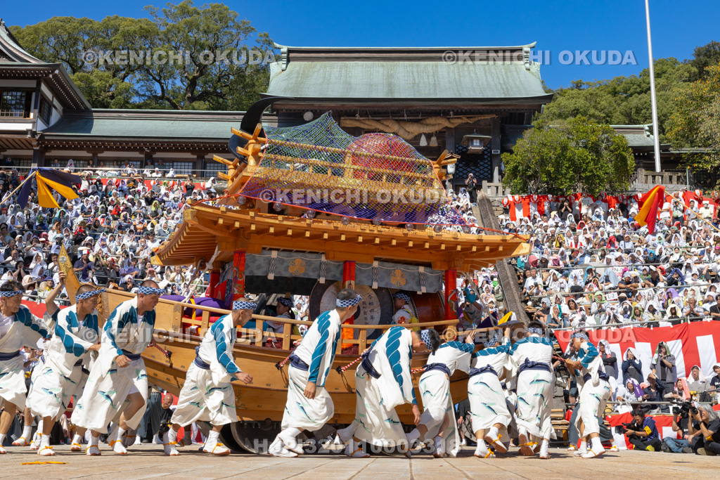 長崎県　長崎くんち　大漁万祝恵美須船（賑町）