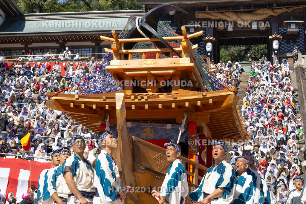 長崎県　長崎くんち　大漁万祝恵美須船（賑町）