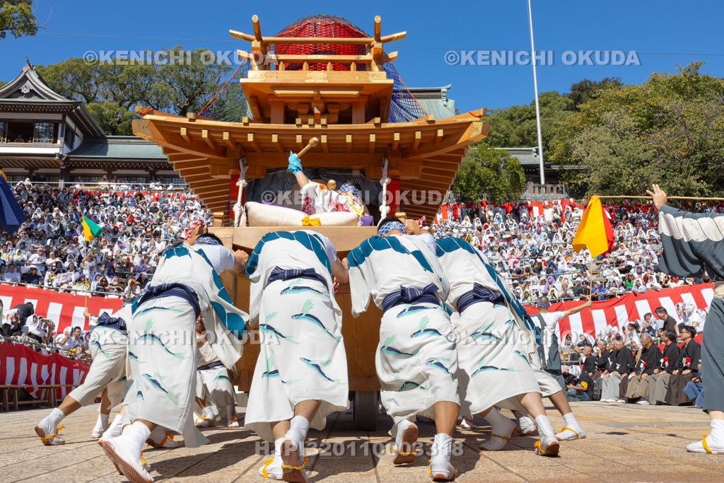 長崎県 長崎くんち 大漁万祝恵美須船(賑町)