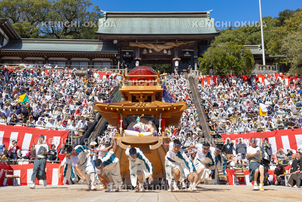 長崎県　長崎くんち　大漁万祝恵美須船（賑町）