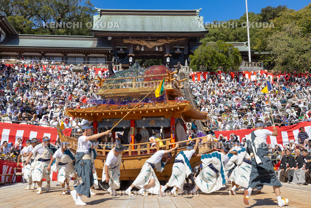 長崎県 長崎くんち 大漁万祝恵美須船(賑町)