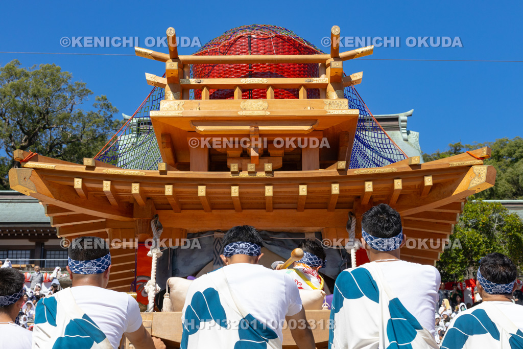 長崎県　長崎くんち　大漁万祝恵美須船（賑町）