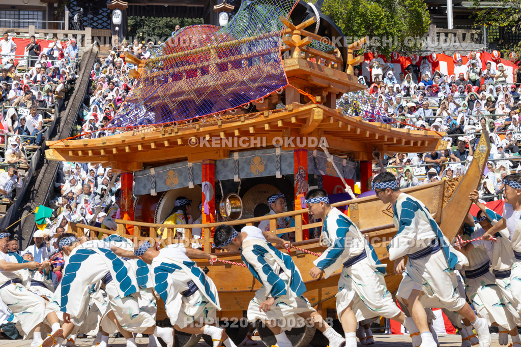 長崎県　長崎くんち　大漁万祝恵美須船（賑町）