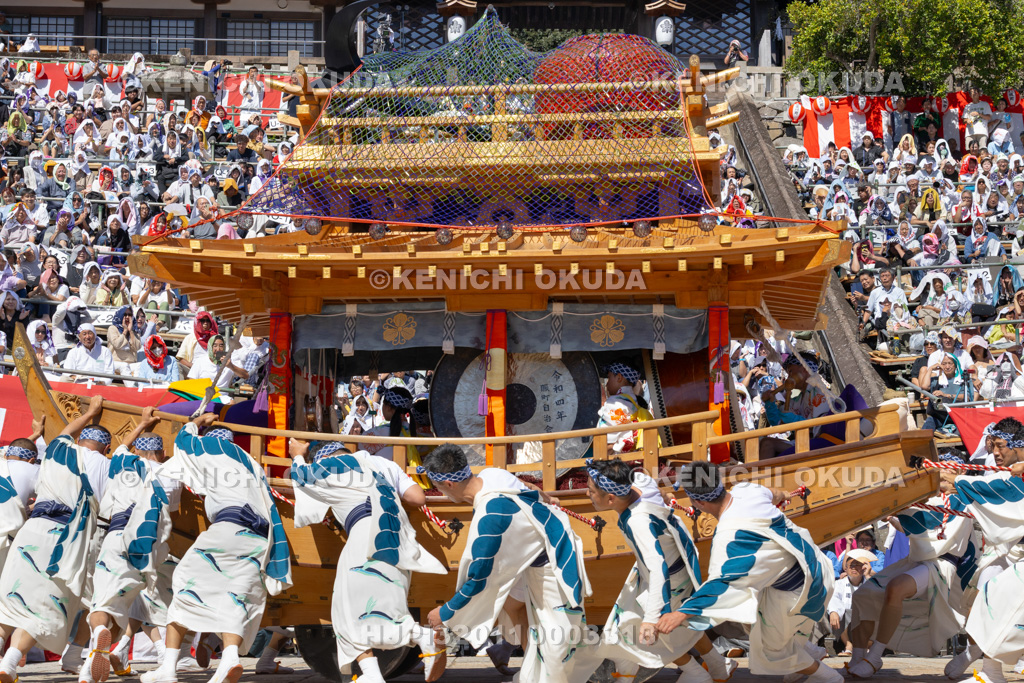長崎県 長崎くんち 大漁万祝恵美須船(賑町)