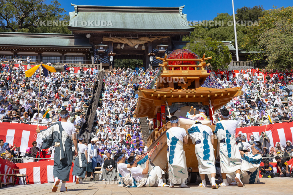 長崎県　長崎くんち　大漁万祝恵美須船（賑町）