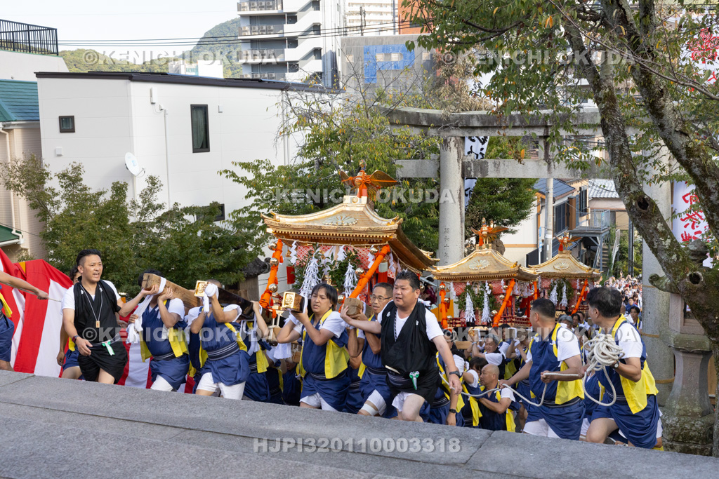 長崎県 長崎くんち お上り 神輿