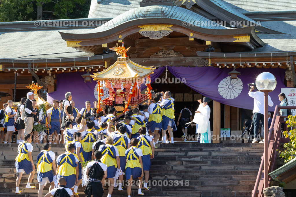 長崎県　長崎くんち　お上り　神輿