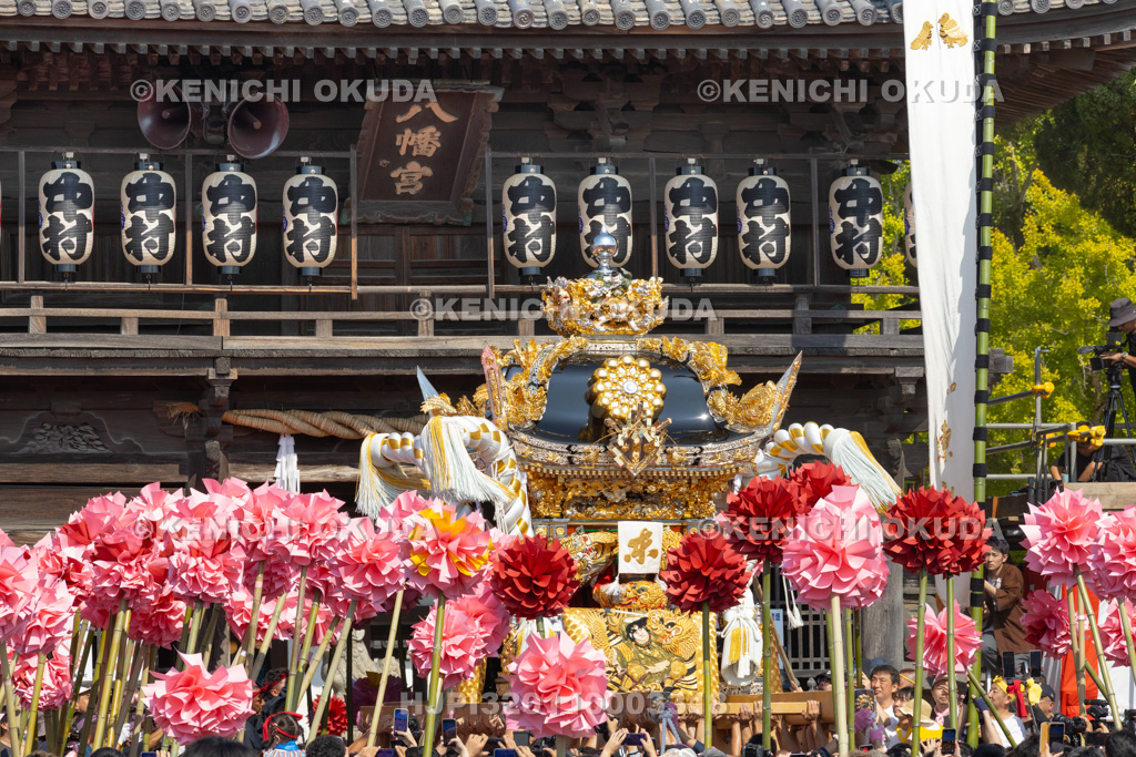 兵庫県 灘のけんか祭り(宵宮) 屋台宮入り 東山