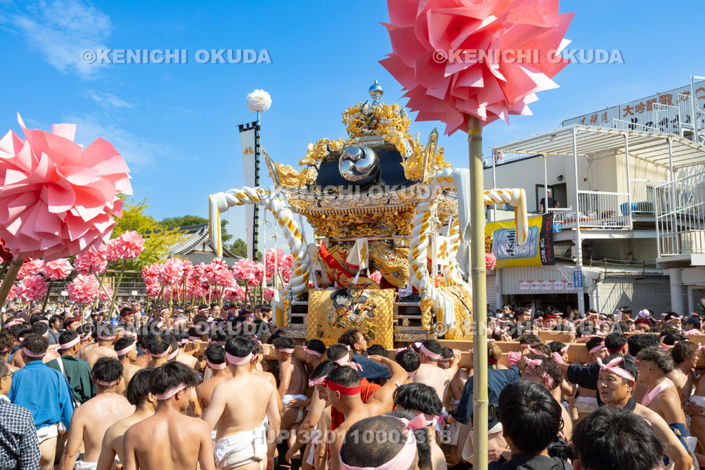 兵庫県 灘のけんか祭り(宵宮) 屋台宮入り 東山