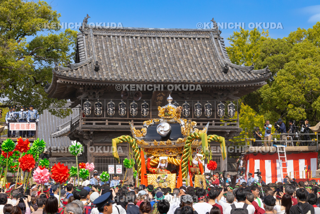 兵庫県 灘のけんか祭り(宵宮) 屋台宮入り 木場