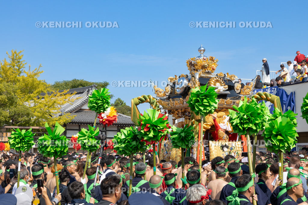 兵庫県 灘のけんか祭り(宵宮) 屋台宮入り 木場