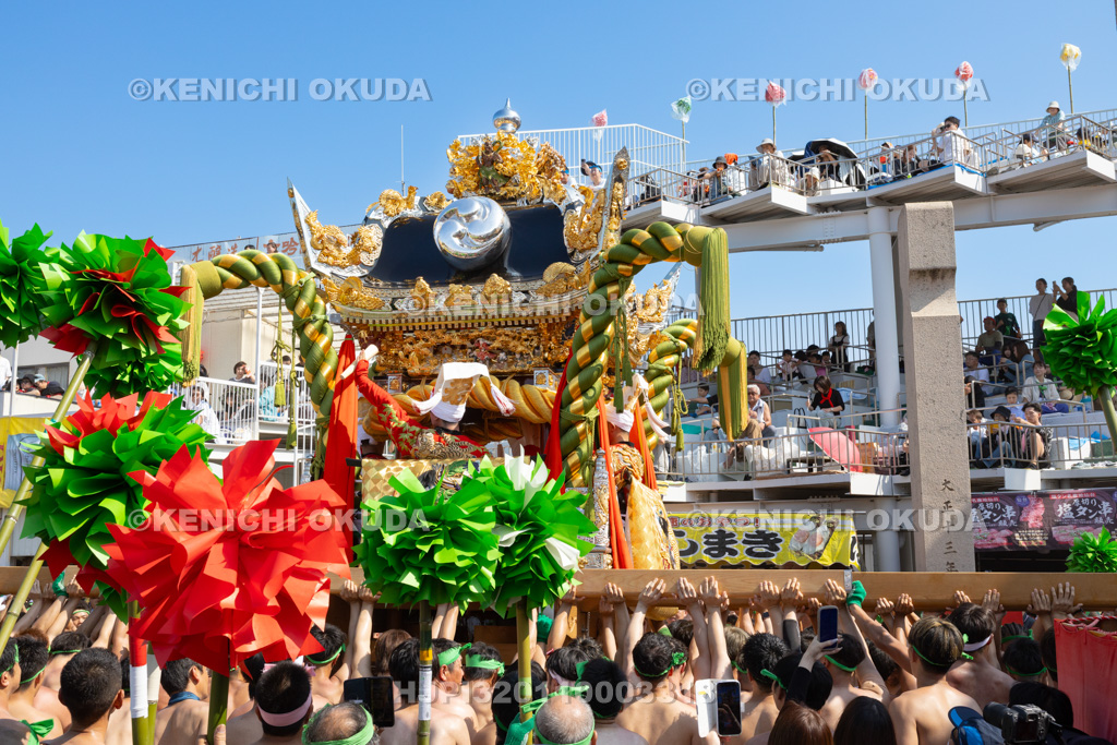 兵庫県 灘のけんか祭り(宵宮) 屋台宮入り 木場