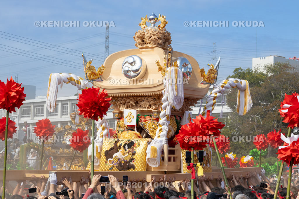 兵庫県 灘のけんか祭り(宵宮) 宮前練り合わせ 木場・松原