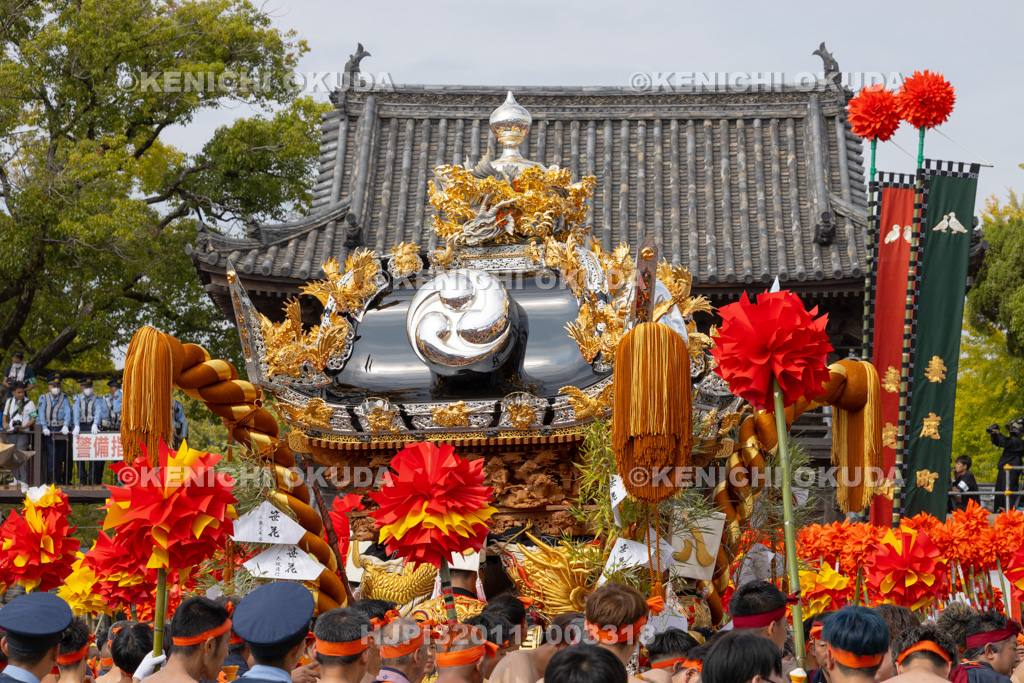 兵庫県 灘のけんか祭り(宵宮) 屋台宮入り 八家