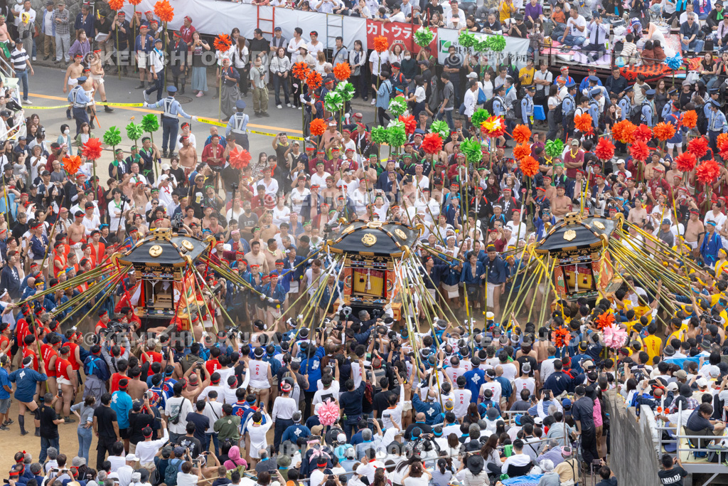 兵庫県 灘のけんか祭り(本宮) 神輿練り合わせ