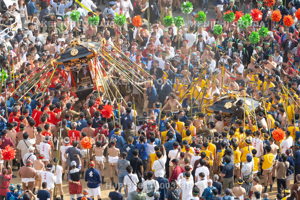 兵庫県 灘のけんか祭り(本宮) 神輿練り合わせ