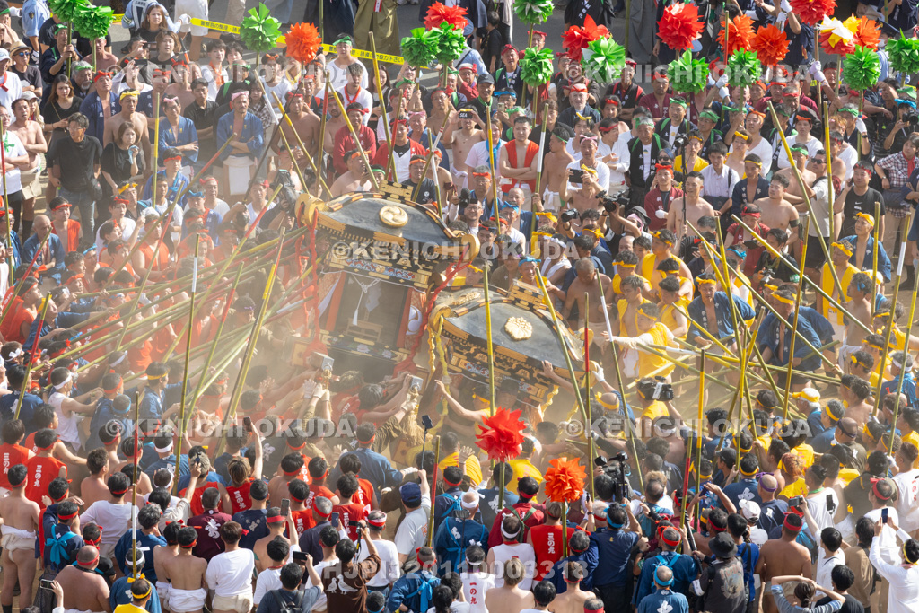 兵庫県 灘のけんか祭り(本宮) 神輿練り合わせ