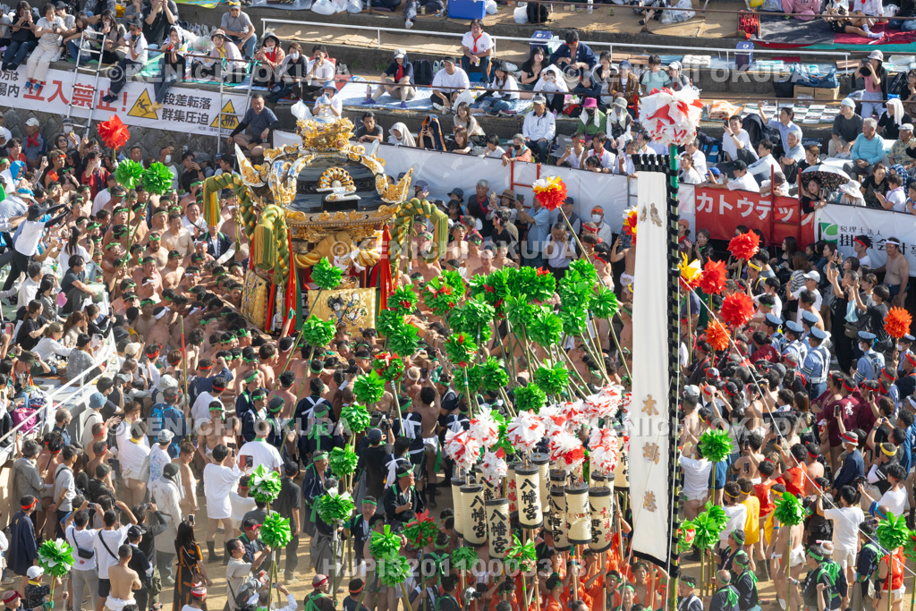兵庫県　灘のけんか祭り（本宮）　屋台練り合わせ　木場