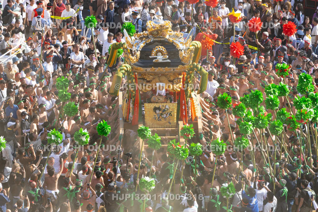 兵庫県 灘のけんか祭り(本宮) 屋台練り合わせ 木場