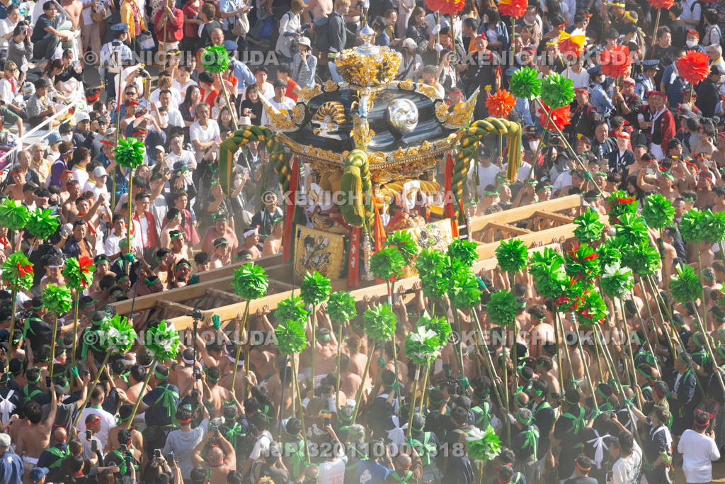兵庫県 灘のけんか祭り(本宮) 屋台練り合わせ 木場