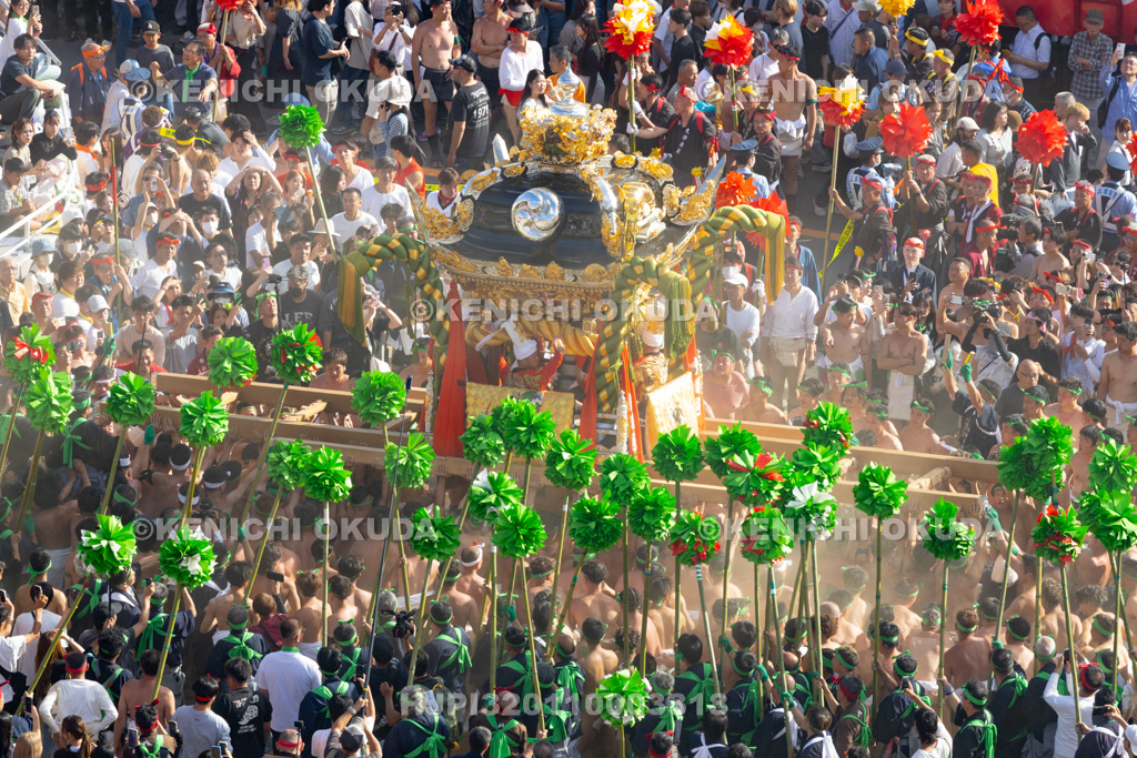 兵庫県 灘のけんか祭り(本宮) 屋台練り合わせ 木場