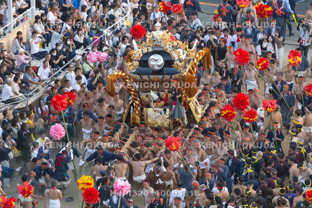 兵庫県 灘のけんか祭り(本宮) 屋台練り合わせ 八家