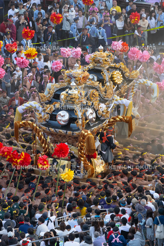 兵庫県 灘のけんか祭り(本宮) 屋台練り合わせ 宇佐崎・東山・八家
