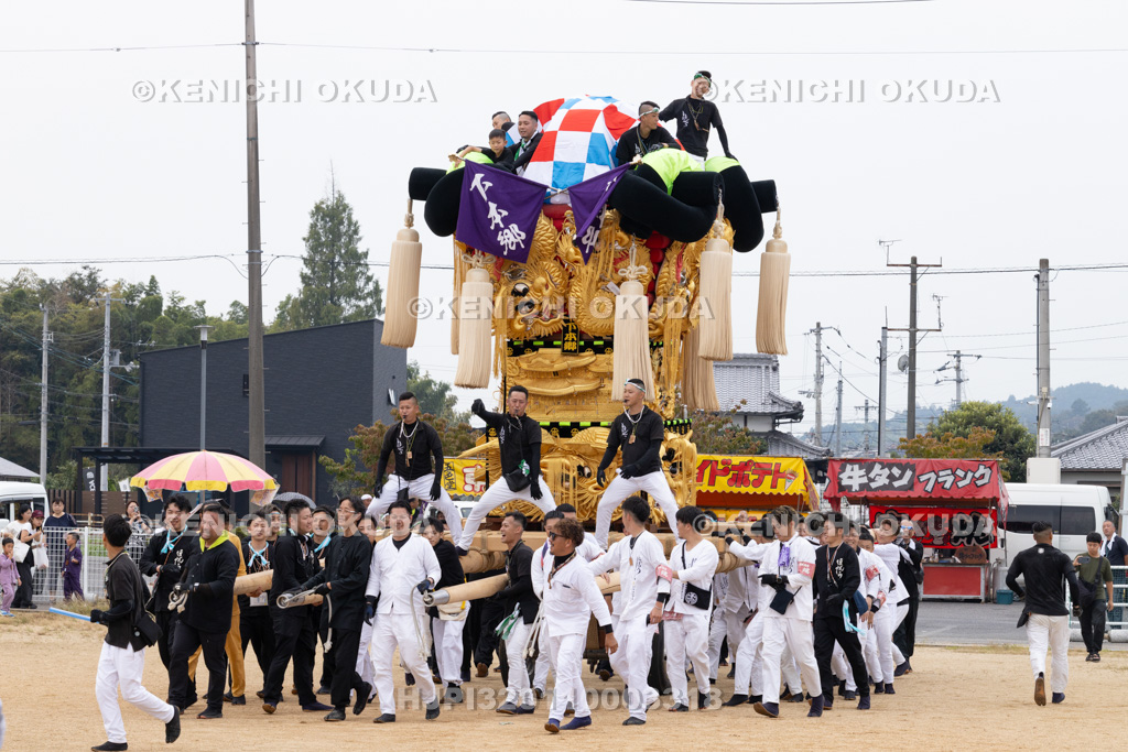愛媛県 新居浜太鼓祭り 中萩きらきら公園太鼓寄せ 下本郷
