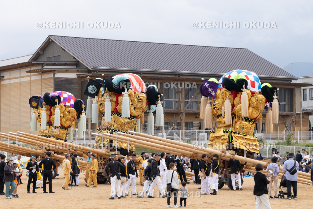 愛媛県 新居浜太鼓祭り 中萩きらきら公園太鼓寄せ 本郷・萩生東・下本郷