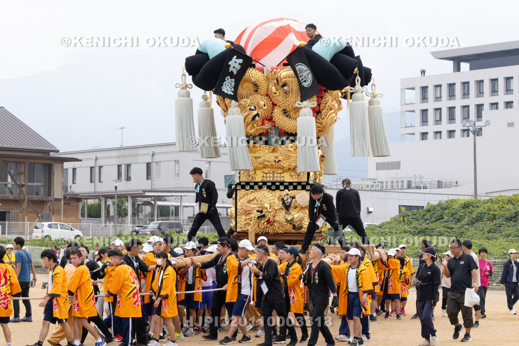 愛媛県　新居浜太鼓祭り　中萩きらきら公園太鼓寄せ　本郷