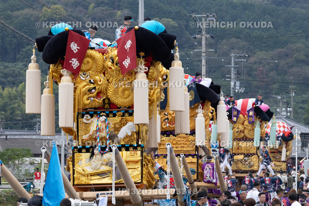 愛媛県 新居浜太鼓祭り 多喜浜地区内統一行動 東浜・白浜・新田