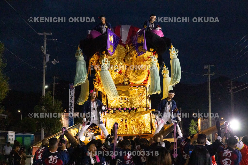 愛媛県 新居浜太鼓祭り 天神浜通りかきくらべ 新田