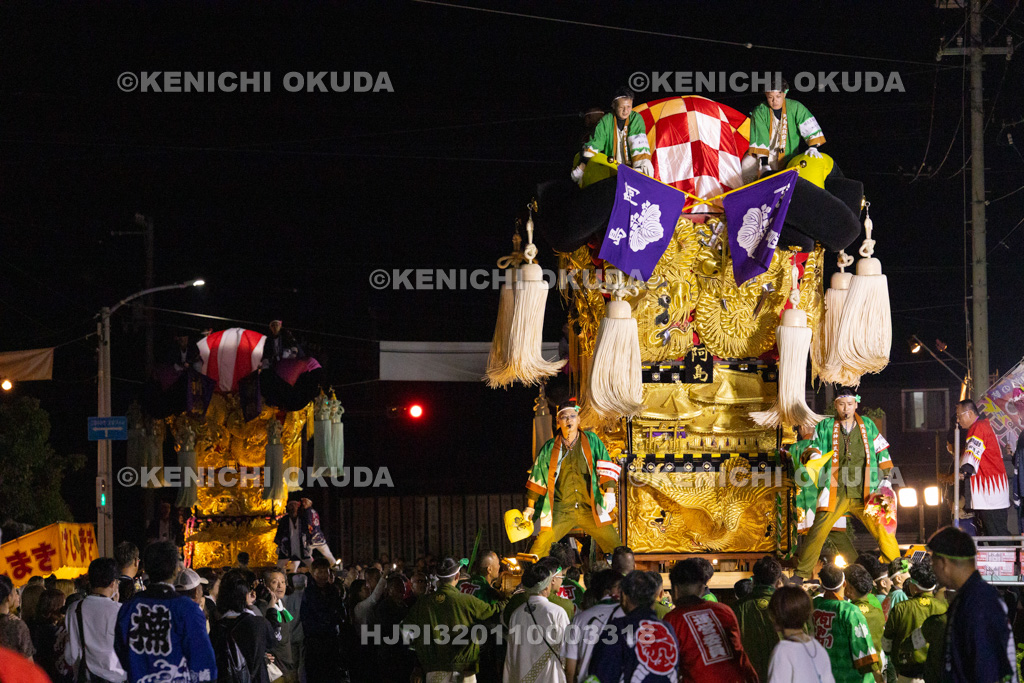 愛媛県　新居浜太鼓祭り　天神浜通りかきくらべ　阿島